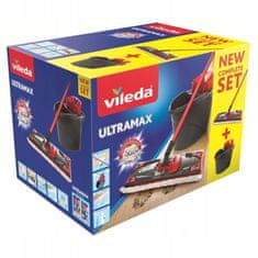 VILEDA PROFESSIONAL Plochý mop se ždímačem a vědrem Ultramax XL BOX