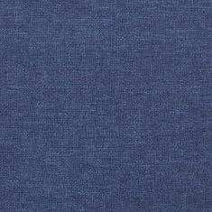 Vidaxl Lavice modrá 70 x 30 x 30 cm textil
