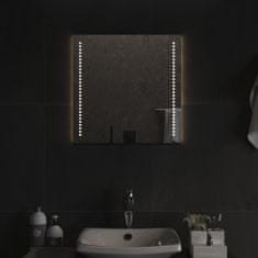 Greatstore Koupelnové zrcadlo s LED osvětlením 50 x 50 cm