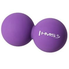 HMS dvojitý masážní míč BLC02 fialový - Lacrosse Ball