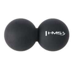 HMS dvojitý masážní míč BLC02 černý - Lacrosse Ball