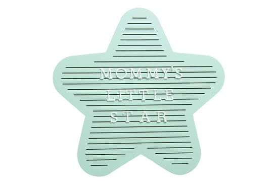 Pearhead Dřevěný letterboard hvězda