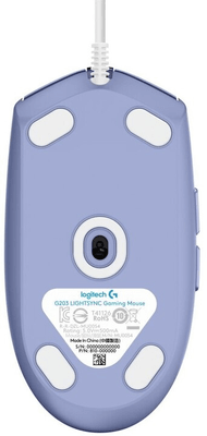 Štýlová bezdrôtová optická myš Logitech G203 Lightsync, fialová (910-005853) ultra ľahká tichá 