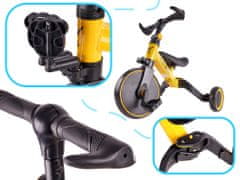 Aga Trike Fix Mini běžecká tříkolka 3v1 s pedály žlutá
