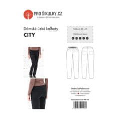 Prošikulky Střih dámské kalhoty CITY | 32-60 - Česky