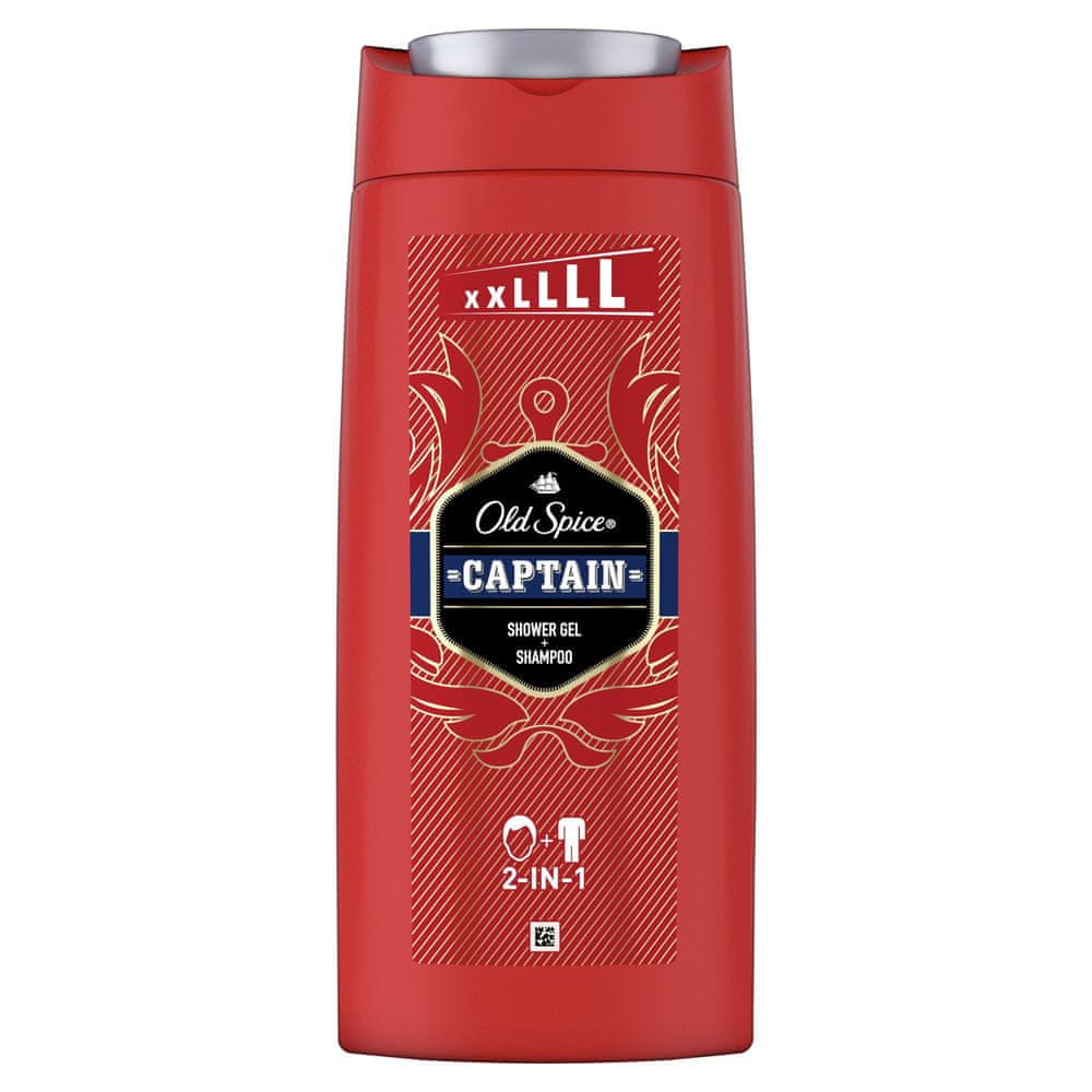 Old Spice Captain Sprchový Gel A Šampon Pro Muže 675 ml