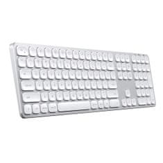 Satechi Bezdrátová Bluetooth klávesnice MacOS stříbrná