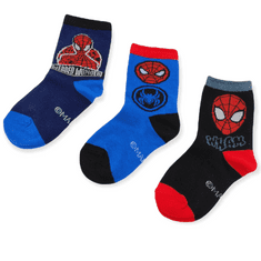 EUROSWAN Chlapecké vysoké ponožky Wham Spider-man 3 ks 19–22 Vícebarevná
