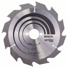 Bosch Kotoučová pila-h optiline na dřevo 190*2,6*30/12z