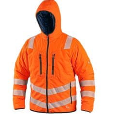 CXS Zateplená dvouprsá bunda oranžová cxs chester velikost m