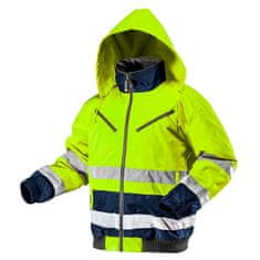 NEO Zateplená pracovní bunda výstražná žlutá, velikost xl