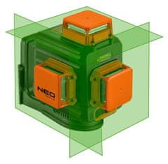 NEO Zelený 3D laser, magnetický držák, nabíječka, pouzdro na přenášení