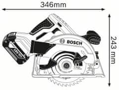 Bosch Kotoučová pila gks 18 v-57 0*ah