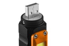 NEO Nabíjecí USB svítilna 300 lm 2 v 1 cree xpe + cob led