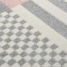 Petromila Dětský koberec 200 x 290 cm vzor hvězd růžový