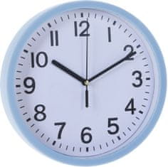 H & L Nástěnné hodiny Kids 22,5cm, modrá 837000050
