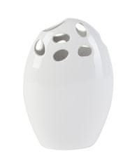 by inspire Váza 'Egg hole' (15x8,5x21,5 cm), bílá 8854-00-00