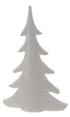 H & L Vánoční strom keramický, bílá 