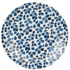 SIAKI Dezertní talíř Blue All 20,5cm, modré lístky Q75102280
