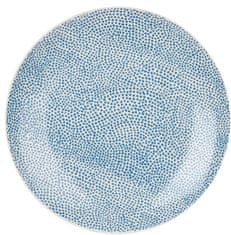 SIAKI Mělký talíř Blue All 27cm, modré tečky Q75102290