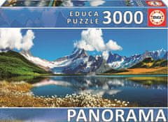 Educa Puzzle Jezero Bachalpsee, Švýcarsko - PANORAMATICKÉ PUZZLE