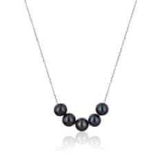 JwL Luxury Pearls Elegantní stříbrný náhrdelník s pravými říčními perlami JL0783