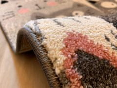 Vopi Dětský kusový koberec KiddoA1079 pink, 2.30 x 1.60