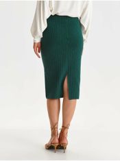 Top Secret Zelená pouzdrová svetrová sukně TOP SECRET XS