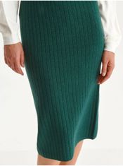 Top Secret Zelená pouzdrová svetrová sukně TOP SECRET XS