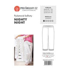 Prošikulky Střih pyžamové kalhoty NIGHTY NIGHT pro celou rodinu - Česky