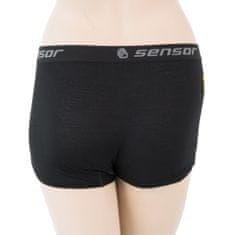 Sensor Dámské kalhotky s nohavičkou Merino Active černá M