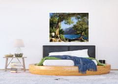 AG Design Horské jezero, fototapeta, 180x127 cm