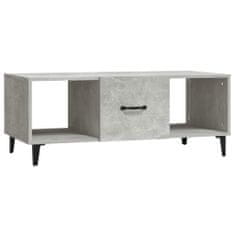 shumee Konferenční stolek betonově šedý 102x50x40 cm kompozitní dřevo