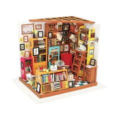 InnoVibe Samova studovna - Knihovna DIY Miniaturní domeček pro panenky