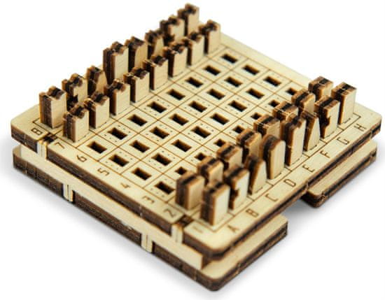 InnoVibe Wooden City 3D puzzle hra mini Šachy