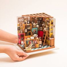 InnoVibe Samova studovna - Knihovna DIY Miniaturní domeček pro panenky