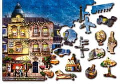 InnoVibe Wooden City Dřevěné puzzle Snídaně v Paříži 2v1, 300 dílků EKO