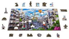 InnoVibe Wooden City Dřevěné puzzle Rušná Paříž 2v1, 150 dílků EKO