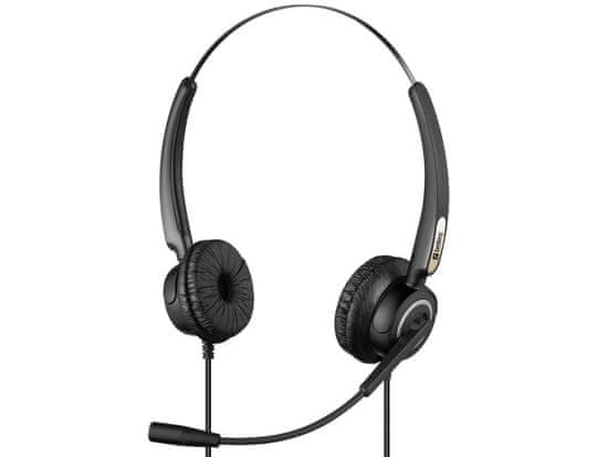Sandberg PC sluchátka USB Pro Stereo Headset s mikrofonem, černá