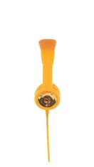 BuddyPhones Explore+ dětská drátová sluchátka s mikrofonem, žlutá