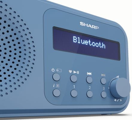  radiopřijímač sharp DR-P420 moderní design Bluetooth dab fm tuner budík časovač vypnutí snooze