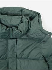 Tom Tailor Zelená holčičí prošívaná zimní bunda s odepínací kapucí Tom Tailor 164