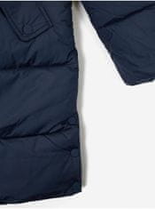 Tom Tailor Tmavě modrý holčičí prošívaný zimní kabát s odepínací kapucí Tom Tailor 164