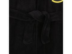 sarcia.eu Harry Potter Hogwarts Black, teplý župan pro chlapce, zavazovaný, s kapucí OEKO-TEX 6-7 let 116-122 cm