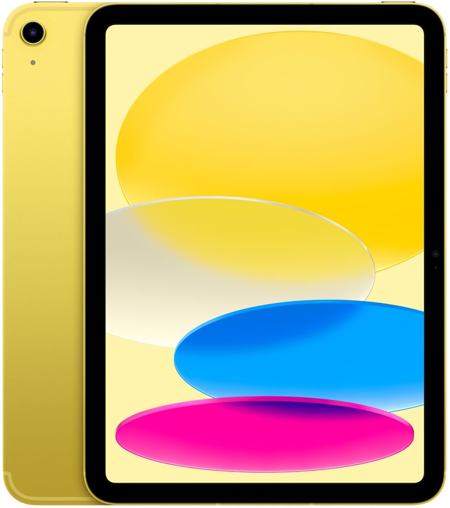 Apple iPad 2022, Cellular, 64GB, Yellow (MQ6L3FD/A)