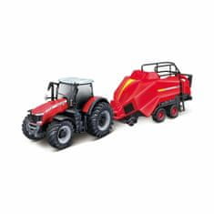 BBurago 1:50 Farm Traktor Massey Ferguson 8740S s lisem