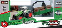 BBurago 1:50 Farm Traktor Fendt 1050 Vario s nakladačem dřeva