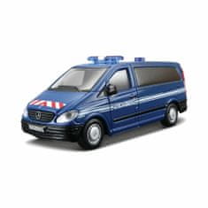 BBurago 1:50 Mercedes-Benz Vito modrá - policie