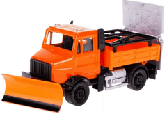 BBurago BB32263 1:43 servisní vozidla Road Security with Snow Plough and Signal Board
