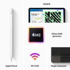Apple iPad Pro 11" 2022, Wi-Fi, 128GB, Silver (MNXE3FD/A)